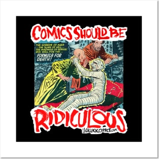 Comics Should Be Ridiculous: Lee Elias A Posters and Art